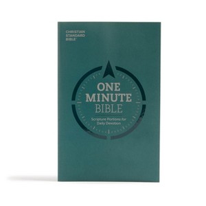 CSB One Minute Bible - by  Csb Bibles by Holman (Paperback) - 1 of 1