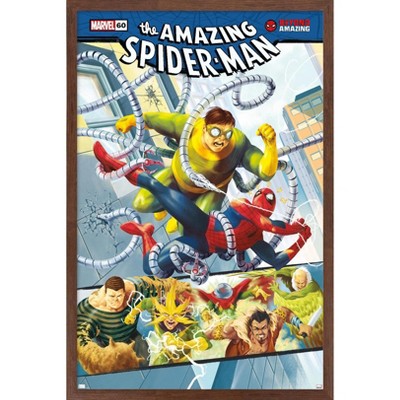 Trends International Marvel Comics - Spider-Man: Beyond Amazing - Sinister Six Cover Framed Wall Poster Prints