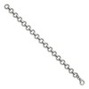 Black Bow Jewelry Men's Stainless Steel 8mm Circle Link Chain Bracelet, 8.25 Inch - 2 of 4
