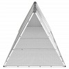 vidaXL Rabbit Cage Anthracite Galvanized Steel Large Rabbit Cage - Gray 158.9" x 31.7" x 28" - 4 of 4