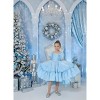 2Bunnies Girls Petticoat High-Low Ruffled Shimmer Birthday Gown Princess Costume Dress Puff Sleeve - 2 of 4