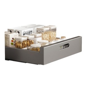 COZONY Expandable Kitchen Drawer Organizer, Height Adjustable Pull Out Cabinet Storage Rack for Pots and Pans - 1 of 4