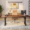 Itopfox Executive Desk, Large Computer Office Workstation, Modern Simple Style Laptop Study Writing Table Business Furniture for Home Office - 3 of 4