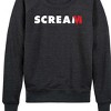 Women's - Scream - Red and White Logo Lightweight French Terry Wide Neck Long Sleeve Shirt - 2 of 4