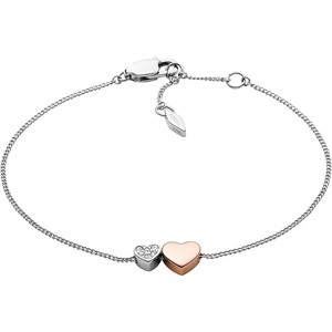 Women's Chain Bracelet in Sterling Silver or Silver-Tone Stainless Steel, Adjustable Link Jewelry - 1 of 4