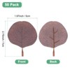 Unique Bargains Durable Multipurpose Decorative Artificial Eucalyptus Petals 50 Pcs - 3 of 4