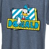 Women's - Disney - Leaning Donald Duck With Nametag Short Sleeve Graphic T-Shirt - 2 of 4