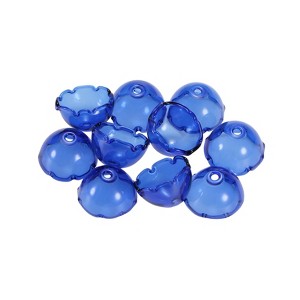 Unique Bargains Glass Jellyfish Beads, Glass Wind Bell Bead Caps - 1 of 4