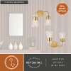 VAXCEL Harper Gold Brass Mid-Century Modern Bathroom Vanity Light Fixture Clear Glass - 4 of 4