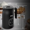 NELO Electric Milk Frother, 4 In 1 Digital, Steamer with Real-Time Temperature Control, Automatic Frother for Coffee, BPA Free Stainless Steel, Black - 2 of 4