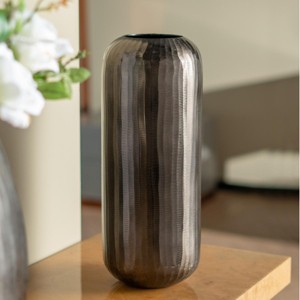 KWPZQEB Aluminum Vase, Elegant Flower Vase for Home, Office Decor, Modern Layered Chisel Vase for Wedding Housewarming Gift - 1 of 4