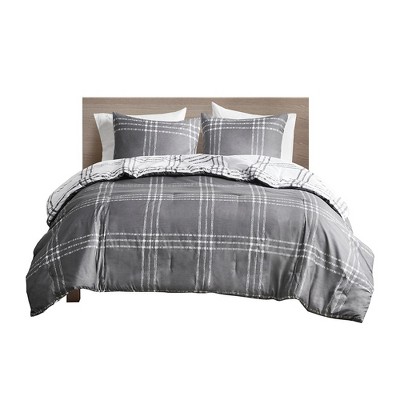 Gracie Mills Merryn Reversible Plaid Comforter Set - Twin/twin Extra ...