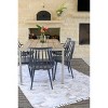 Beckett Transitional Moroccan Taupe/Gray/Blue Area Rug - 3 of 4