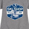Girls' - Peanuts - Ski Shop Graphic Short Sleeve Fleece Dress - 2 of 4