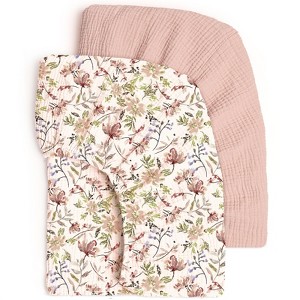 LISM 2-Pack Crib Sheets 28"x52" Fitted Crib Mattress Sheets - 1 of 4