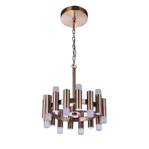 Craftmade Lighting Simple Lux 16 - Light Chandelier in  Satin Brass - 1 of 1