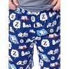 Peanuts Boy's Snoopy Nope Not Today Sleep Pajama Set Short Crewneck Multicolored - 4 of 4