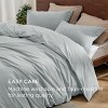 100% Washed Cotton Duvet Cover Minimalist Cotton Duvet Cover for All Seasons GentleSoft™ Plain Simple Bedding Set - 3 of 4