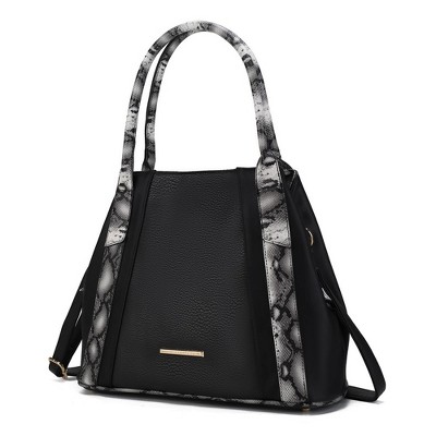 MKF Collection Kenna Snake embossed Vegan Leather Women’s Tote Handbag by Mia K
