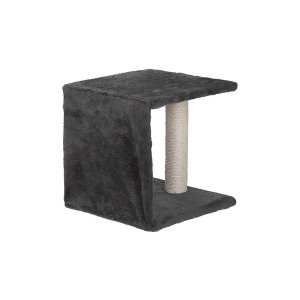 5 Pcs Multi-Level Wall-Mounted Indoor Cat Tree Furniture with Scratching Board, Condo, Perches, Bridge for Indoor Cats, Gray - 1 of 4