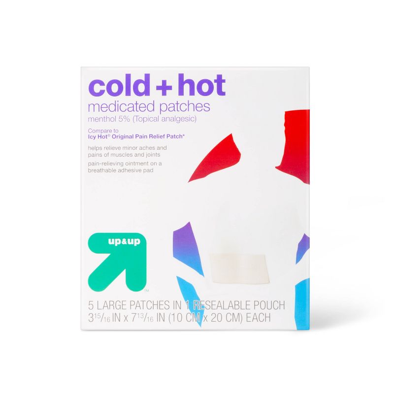 Cold &#38; Hot Medicated Extra Strength Patches - 5ct - up &#38; up&#8482;, 1 of 5