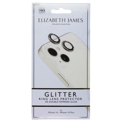 Elizabeth James Ring Lens Protector for iPhone 14/14 Plus - Glitter