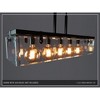 Urban Ambiance Luxury Modern Farmhouse Modern Chandelier,  15-3/4"H x 36-3/4"W,  Olde Bronze Finish, UHP2440 - 3 of 4