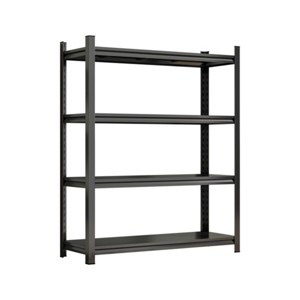 Syemin Utility Storage Shelves 4-Layer Metal Storage Rack, Garage Shelves, Adjustable Height Garage Shelving Storage, Black, 39.4"*13.8"*44.1" - 1 of 4