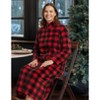 ADR Women's Zip Up Fleece Robe, Soft Warm Plush Zipper Bathrobe - 3 of 3