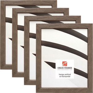 Craig Frames Farmhouse Essentials Tall Brown and Gray Single Image Picture Frame, Set of 4 - 1 of 4