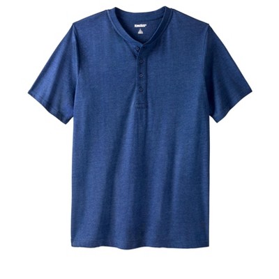 KingSize Men's Big & Tall Shrink-Less Lightweight Henley T-Shirt