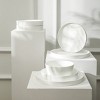 Stone Lain Fosca 16-Piece Dinnerware Set Bone China, Service for 4, Matte White - image 4 of 4