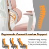 Pink Mesh Office Chair w/ Footrest, Adjustable Arms, Lumbar & Headrest, 360¡ã Silent Wheels - 4 of 4