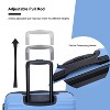 KTMBDW Luggage Sets 3 Piece (20", 24", 28"), ABS Lightweight Suitcase With Wheels and 2 Hooks, Spinner Wheels, TSA Lock - 4 of 4