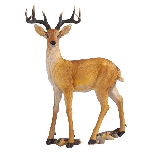 Design Toscano Woodland Buck Deer, Deer Garden Statues