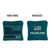 Skip's Garage | Gameday Philadelphia Football Synergy Pro Green Cornhole Bags (Set of 4) - 2 of 4