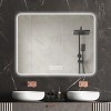 GlasFlength Decorative Wall Mirrors Classic Mirror Wall Mirror Decorative Rectangle Mirror Vanity Mirror for Bathroom, Silver, 28"*36"*0.99" - 3 of 4