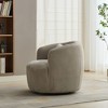 CAVINAS Corduroy Swivel Accent Chair with Pillow,Modern Upholstered Circular Swivel Living Room Chairs,Reading Chairs for Living Room - 2 of 4