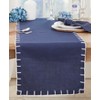 Saro Lifestyle Classic Charm Chunky Whip Stitch Table Runner - 3 of 3
