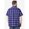 KingSize Short-Sleeve Plaid Sport Shirt - 3 of 4