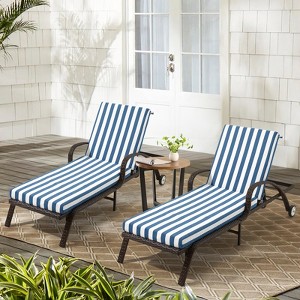 EROMMY Outdoor Chaise Lounge Chair Cushion(set of 2) - 1 of 4