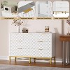 7 Drawer Dresser for Bedroom, Simply Modern Chest of Drawers for Closet with Wide Top, Tall Wooden Dresser with Deep Drawers for Living Room, Hallway - 3 of 4