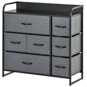 Maliang 3-Tier Dresser with 7-Drawer, Storage Tower Organizer Unit with Steel Frame for Bedroom, Entryway - 1 of 4