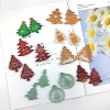 JDICTION 9Pcs Christmas Tree Earrings Mold, Crystal Earring Resin Molds for DIY Decorative Pendants, Silicone Jewelry Molds for Handmade Crafts - 4 of 4
