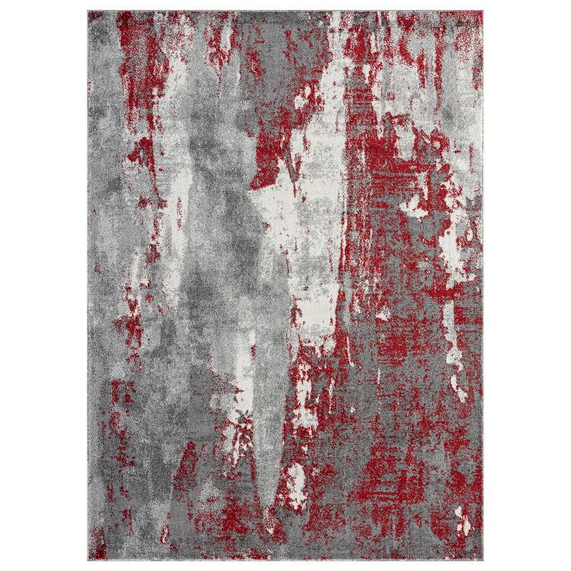 Luxe Weavers Lagos Collection Abstract Woven Area Rug, 1 of 9