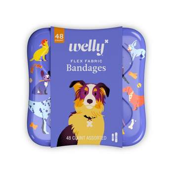 Welly Kid's Flex Fabric Bandages - Dogs - 48ct