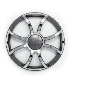 Wet Sounds REVO 12 XS-G-SS GRILL Gunmetal w/ Stainless XS Open Style Grill for the REVO 12 Inch LED Marine Subwoofer - 1 of 1