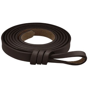 Elerevyo Women's Faux Leather Skinny Belt for Dress Adjustable Knotted Thin Waist Belts - 1 of 4