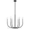 Z-Lite Haylie 6 - Light Chandelier in  Matte Black/Brushed Nickel - 3 of 4