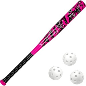 Ortiz34 Bat & Ball Set - Graffiti Plastic Bat & Ball Homerun Set- David Ortiz Backyard Baseball Set for Youth, Kids, Teenagers, Adults - 1 of 4